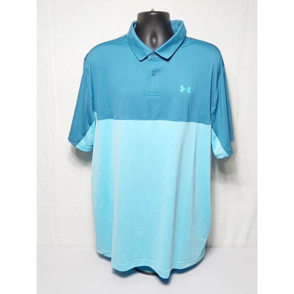 Under Armour XXLT Loose Teal The Performance Polo #M93